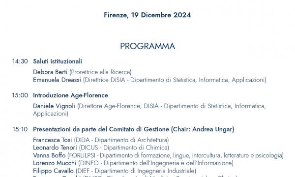 19 Dicembre 2024 Auditorium Morgagni.