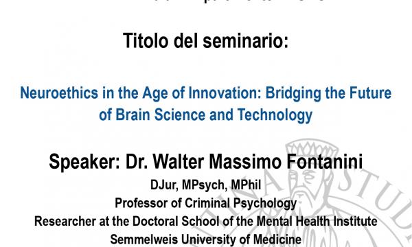 Seminario del Dr. Walter Massimo Fontanini.